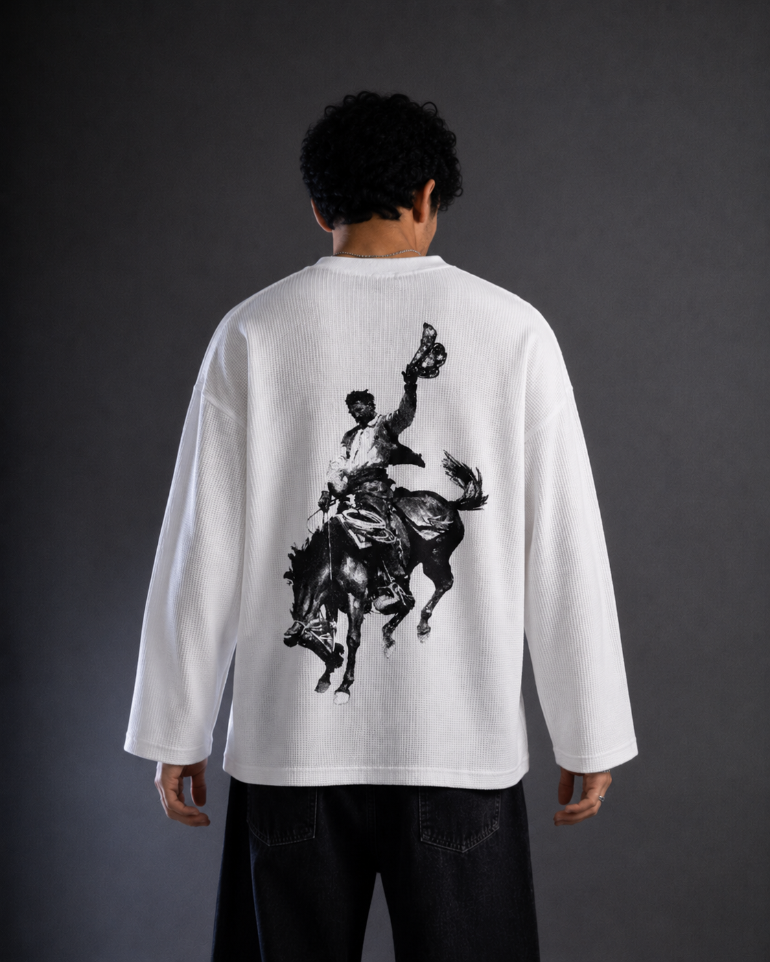 Waffle knit T-shirts