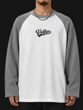 volfyx basics raglan waffle knit tshirt
