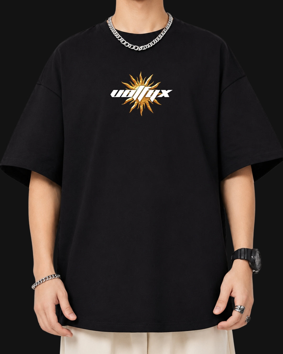 golden instincts oversized T-shirt