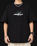 shark surfer oversized T-shirt
