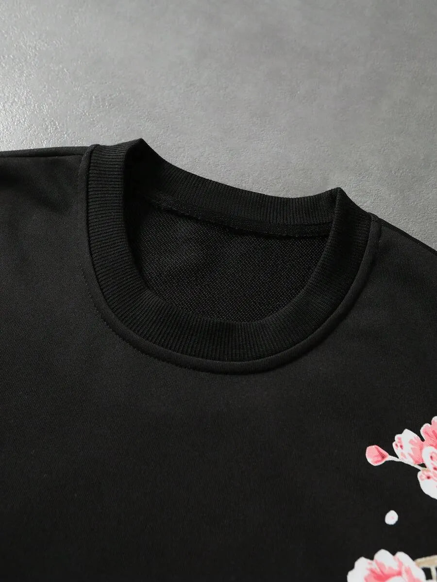 SAKURA BLOOM WAFFLE TEE