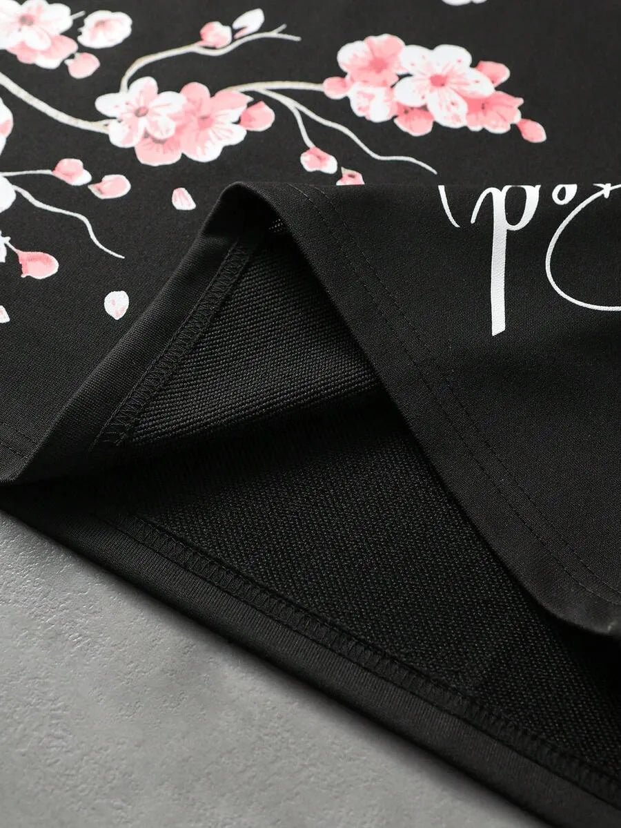 SAKURA BLOOM WAFFLE TEE