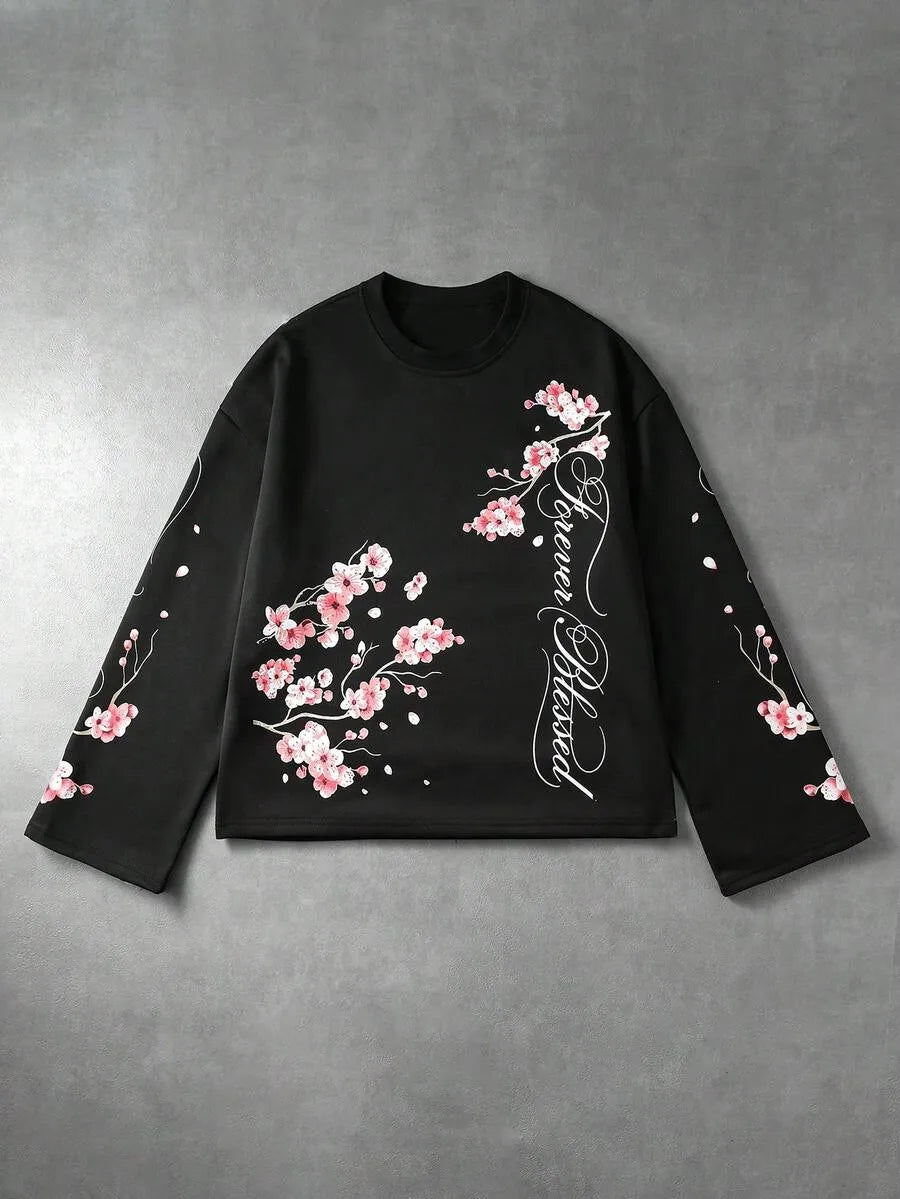 SAKURA BLOOM WAFFLE TEE
