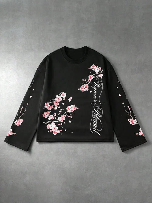 SAKURA BLOOM WAFFLE TEE