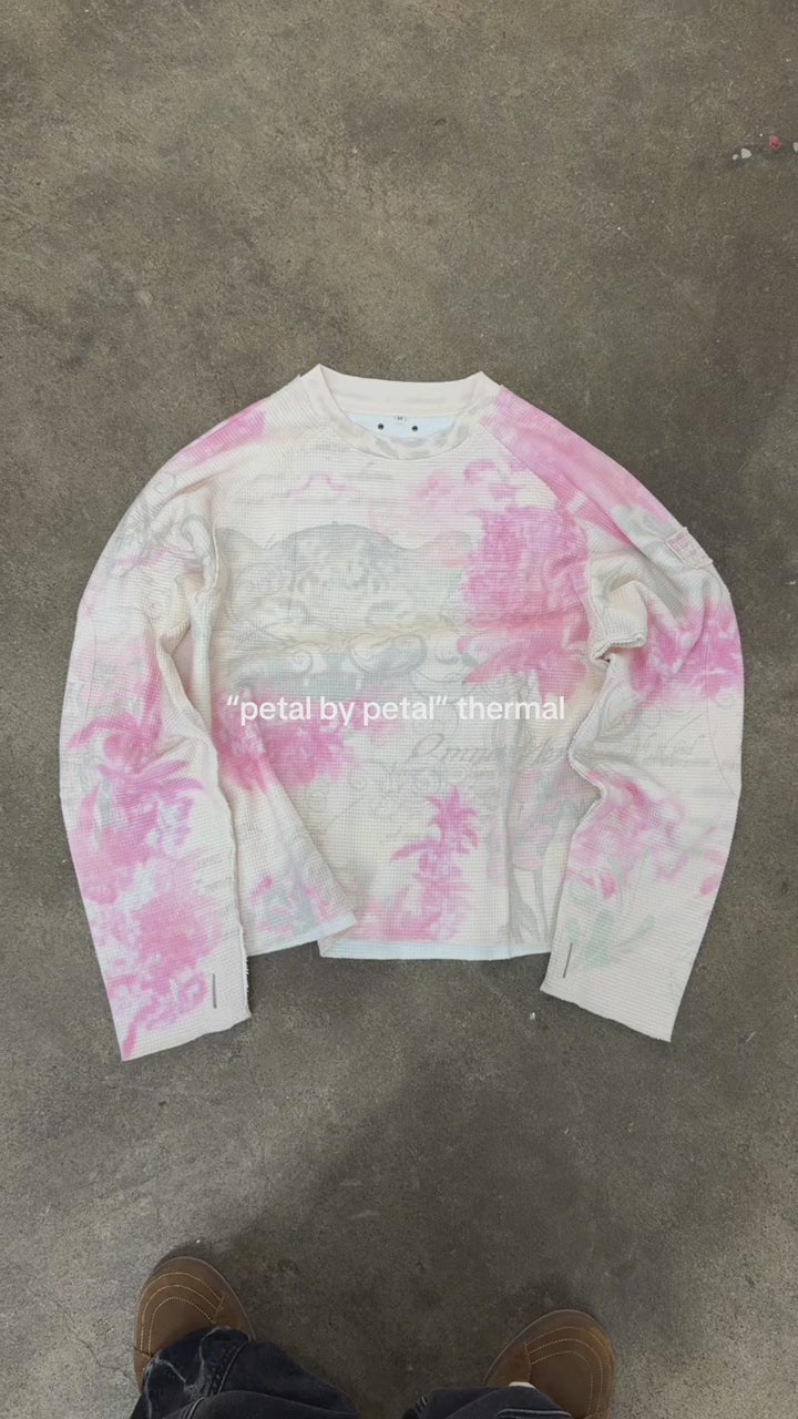 Petal Wash Thermal Top